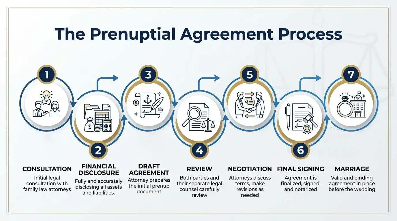How the Prenuptial Agreement Process Works