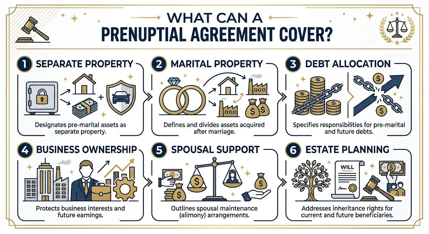 What Can a Prenuptial Agreement Include