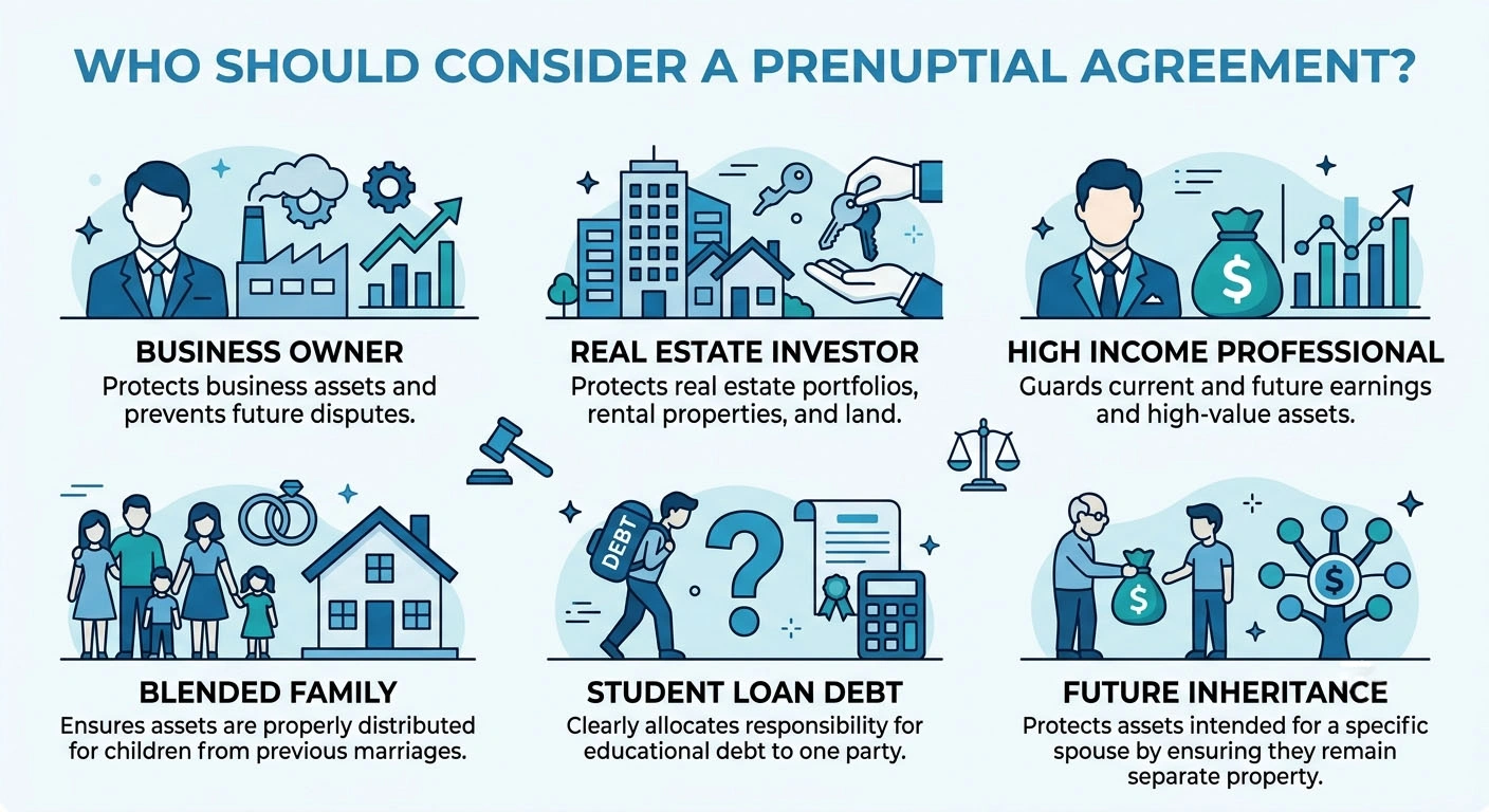 Who Should Consider Hiring a Prenuptial Agreement Lawyer