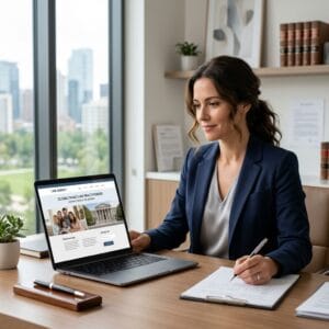 Law firm's online visibility