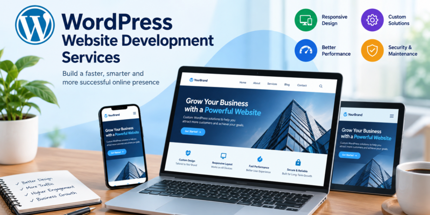 WordPress website development services for responsive business websites