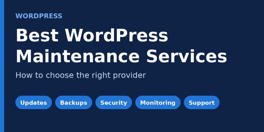 best wordpress maintenance services checklist for updates, backups, and security